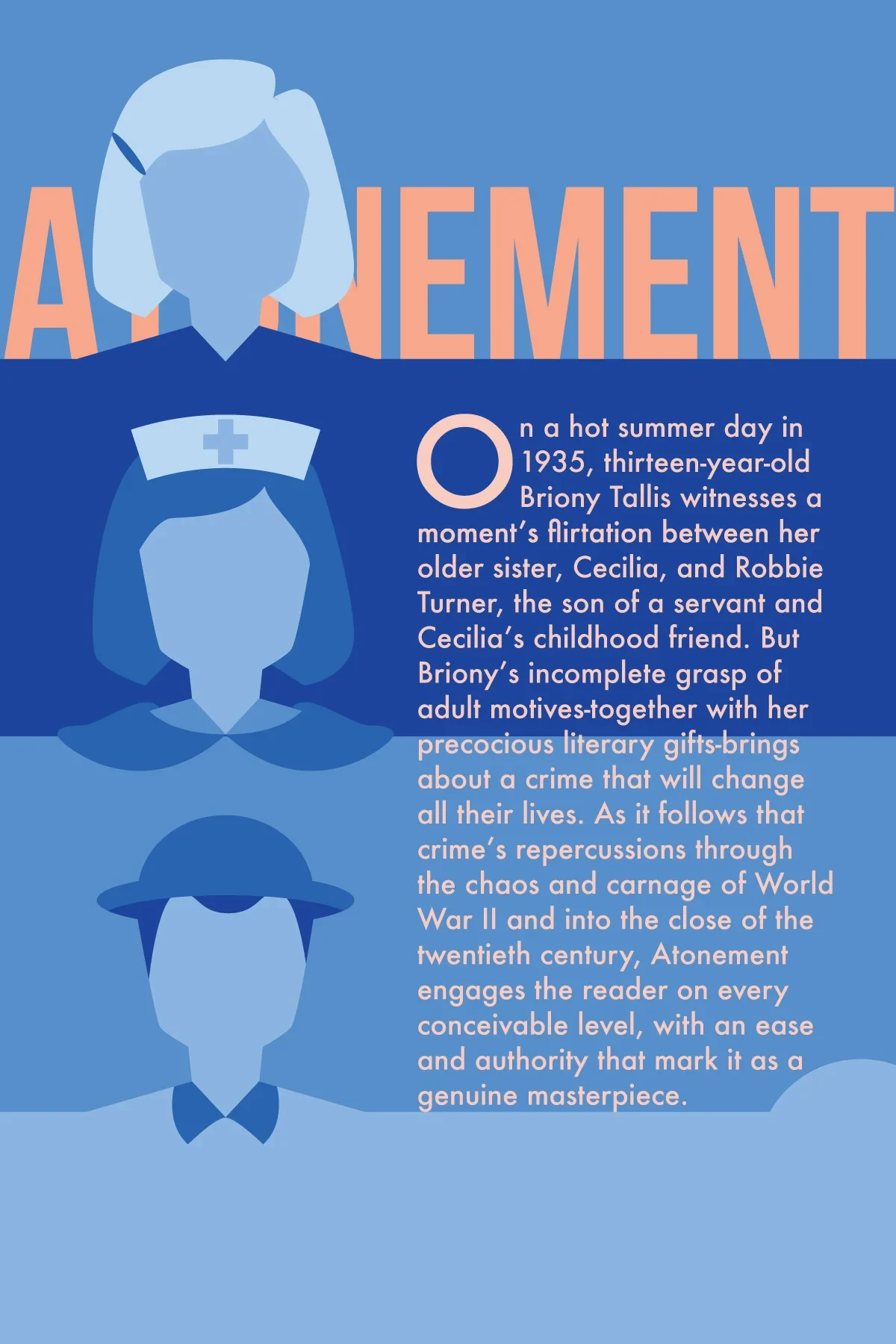 The back cover. Atonement back cover